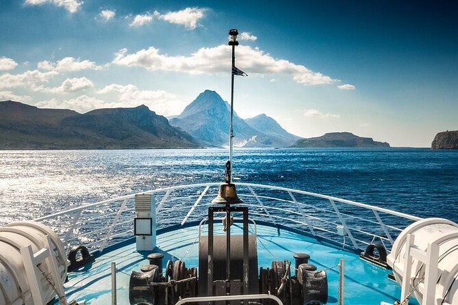 Boat trip to Gramvousa island and Balos lagoon with scenic views